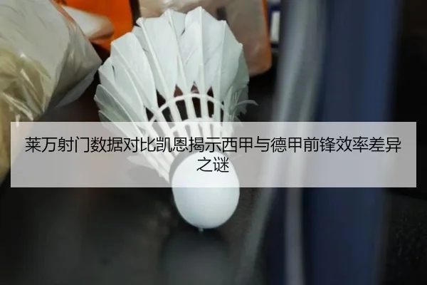 莱万射门数据对比凯恩揭示西甲与德甲前锋效率差异之谜